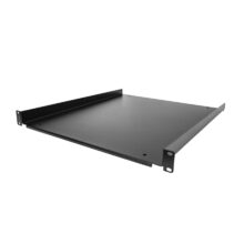 Imagen del Estante 1U StarTech.com para Armario Rack de Servidores, bandeja universal voladiza de 19 pulgadas con capacidad de 25kg y 20 pulgadas de profundidad. SKU: SHELF-1U-20-FIXED-S