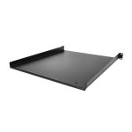 Imagen del Estante 1U StarTech.com para Armario Rack de Servidores, bandeja universal voladiza de 19 pulgadas con capacidad de 25kg y 20 pulgadas de profundidad. SKU: SHELF-1U-20-FIXED-S