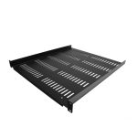 Estante ventilado StarTech.com SHELF-1U-20-FIXED-V, bandeja universal 1U para armario rack de 19 pulgadas, soporte hasta 25kg y 20 pulgadas de profundidad