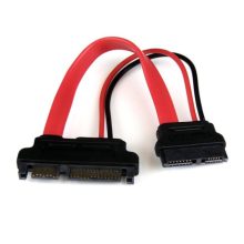 Adaptador cable SATA StarTech.com de 15 cm, línea delgada Slimline a SATA con alimentación, SKU SLSATAADAP6