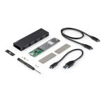 StarTech.com caja externa USB-C de 10Gbps compatible con NVMe M.2 y SSD SATA, SKU SM2E1BMU31C