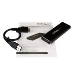 StarTech.com Caja USB 3.0 (5Gbps) a SSD M.2 de Aluminio con UASP - Negro - SKU: SM2NGFFMBU33