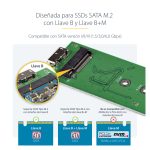 StarTech.com Caja USB 3.0 (5Gbps) a SSD M.2 de Aluminio con UASP - Negro - SKU: SM2NGFFMBU33