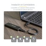 StarTech.com Caja USB 3.0 (5Gbps) a SSD M.2 de Aluminio con UASP - Negro - SKU: SM2NGFFMBU33