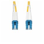 StarTech.com Cable de Fibra Óptica Monomodo Dúplex LC a LC de 2 metros, 9/125µm, 100G, resistente a dobleces, baja pérdida por inserción, Cable LSZH, SKU: SMDOS2LCLC2M