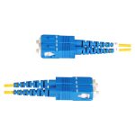 Cable de Fibra Óptica StarTech.com de LC a SC 9/125µm, OS2 Monomodo, dúplex de 3 metros con baja pérdida de inserción. SKU: SMLCSC-OS2-3M.