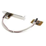 StarTech.com Adaptador tarjeta de red NIC Mini PCI Express PCIe 1 puerto Gigabit Ethernet RJ45 ST1000SMPEX.