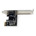 Adaptador Tarjeta de Red StarTech.com NIC PCI Express PCI-e de 1 Puerto Gigabit Ethernet, modelo ST1000SPEX2, con conector RJ45 Hembra y Perfil Doble.