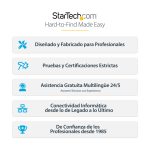 StarTech.com Extensor HDMI por Cat5 HDBaseT con Power over Cable (POC), soporta Ultra HD 4K, SKU ST121HDBTE