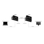 StarTech.com Juego Extensor HDMI por Cable CAT5 HDBaseT, soporta 4K, alcance de 100 metros, SKU ST121HDBTPW