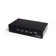 StarTech.com Multiplicador HDMI de 4 puertos y amplificador de señal, resolución 1920x1200 y 1080p, SKU ST124HDMI2
