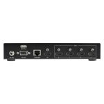 Controlador de Vídeo Wall 2x2 StarTech.com con 4K 60Hz, modelo ST124HDVW, parte frontal y conexiones visibles.