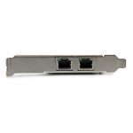 Tarjeta adaptador de red PCI Express con chipset Intel i350, 2 puertos RJ45, SKU ST2000SPEXI fabricada por StarTech.com
