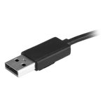Hub portátil USB 2.0 de StarTech.com con 4 puertos y cable integrado para una conectividad rápida y sencilla - ST4200MINI2