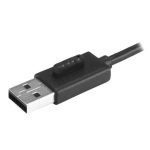 Hub portátil USB 2.0 de StarTech.com con 4 puertos y cable integrado para una conectividad rápida y sencilla - ST4200MINI2
