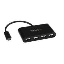 StarTech.com Hub Concentrador USB-C a USB A de 4 Puertos para múltiples dispositivos. SKU ST4200MINIC