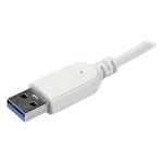 StarTech.com Hub Ladrón USB 3.0 de 4 Puertos. USB-A alimentado por el bus, 5 Gbps, portátil y con carcasa resistente. SKU: ST43004UA