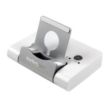 Imagen del StarTech.com Concentrador USB 3.0 con 3 puertos, puerto de carga rápida de 2.1A y base para dispositivos Windows. SKU: ST4300U3C1.