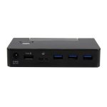 StarTech.com Concentrador USB 3.0 de 3 Puertos con carga rápida de 2.1A y base para portátiles y tablets con Windows, SKU ST4300U3C1B