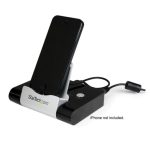 StarTech.com Concentrador USB 3.0 de 3 Puertos con carga rápida de 2.1A y base para portátiles y tablets con Windows, SKU ST4300U3C1B