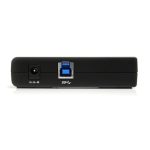 StarTech Adaptador Concentrador Hub Ladrón USB 3.0 Super Speed con 4 Puertos Salidas para PC y Mac en color negro, SKU: ST4300USB3EU