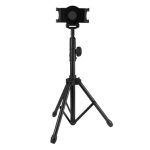 StarTech.com Trípode Ajustable de Piso para Tablets, modelo STNDTBLT1A5T, en color negro, con soporte universal y altura regulable