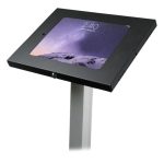 Pedestal StarTech para iPad con seguro antirrobo, modelo STNDTBLT1FS, ideal para proteger tu dispositivo.