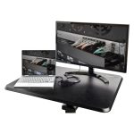 StarTech.com escritorio móvil de pie, carrito mesa portátil ajustable ergonómica con ruedas, estación de trabajo rodante para ordenador o portátil, SKU STSCART2