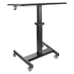StarTech.com escritorio móvil de pie, carrito mesa portátil ajustable ergonómica con ruedas, estación de trabajo rodante para ordenador o portátil, SKU STSCART2
