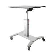 StarTech.com estación de trabajo móvil de pie y sentado con superficie de 80cm, altura ajustable, SKU STSCART