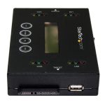Clonador y Borrador Independiente StarTech para Memorias USB y Disco Duro Sata, Pantalla LCD, SKU SU2DUPERA11
