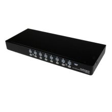 StarTech.com conmutador KVM USB de 16 puertos, montaje en rack de 1U, con OSD, SKU SV1631DUSBU