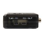 StarTech.com Juego de conmutador KVM con 2 puertos, USB, audio y vídeo VGA, SKU SV211KUSB