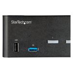 Switch Conmutador KVM de StarTech.com con SKU SV231DHU34K6, 2 puertos HDMI 2.0, soporta 4K a 60Hz, HDR, hub USB 3.0 de 2 puertos y 4 puertos USB 2.0 HID.