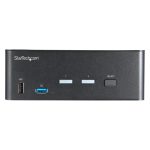 Switch Conmutador KVM de StarTech.com con SKU SV231DHU34K6, 2 puertos HDMI 2.0, soporta 4K a 60Hz, HDR, hub USB 3.0 de 2 puertos y 4 puertos USB 2.0 HID.