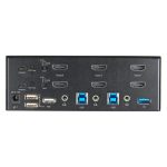 Switch Conmutador KVM de StarTech.com con SKU SV231DHU34K6, 2 puertos HDMI 2.0, soporta 4K a 60Hz, HDR, hub USB 3.0 de 2 puertos y 4 puertos USB 2.0 HID.
