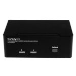 Conmutador KVM de 2 Puertos DisplayPort de StarTech.com con resolución 4K a 60Hz, SKU SV231DPDDUA2