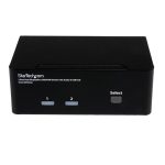 StarTech.com Conmutador Switch KVM de 2 puertos USB 2.0 con soporte de Audio y Video DisplayPort para 2 Monitores - SKU SV231DPDDUA