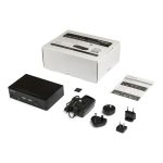 Switch KVM de StarTech.com con 2 puertos DisplayPort, soporta resolución 4K a 60Hz, incluye hub USB 3.0 y audio, SKU SV231DPU34K