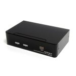 StarTech.com Conmutador Switch KVM de 2 puertos USB 2.0, con Audio y Vídeo DVI, SKU SV231DVIUA