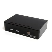 StarTech.com Conmutador Switch KVM de 2 puertos USB 2.0, con Audio y Vídeo DVI, SKU SV231DVIUA