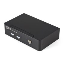 StarTech.com Conmutador Switch KVM de 2 puertos HDMI con hub USB 2.0 y audio. Resolución soportada hasta 1920x1200. SKU: SV231HDMIUA.