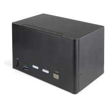 StarTech.com Switch Conmutador KVM de 2 Puertos DisplayPort 1.2 para 4 Monitores UHD 4K 60Hz con HDR y Hotkeys, 2 Puertos USB 3.0 y 4 Puertos USB 2.0 HID, SKU SV231QDPU34K
