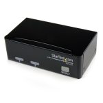 StarTech.com conmutador switch profesional KVM con 2 puertos para vídeo VGA, conexión USB y soporte de hasta 1920x1440, SKU SV231USBGB