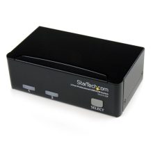 StarTech.com conmutador switch profesional KVM con 2 puertos para vídeo VGA, conexión USB y soporte de hasta 1920x1440, SKU SV231USBGB