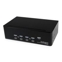 StarTech.com Conmutador Switch KVM 4 Ordenadores 2 Monitores Dobles DVI Audio 4 Puertos USB, resolución 2048x1536. SKU: SV431DD2DUA