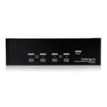 StarTech.com Conmutador Switch KVM 4 Ordenadores 2 Monitores Dobles DVI Audio 4 Puertos USB, resolución 2048x1536. SKU: SV431DD2DUA