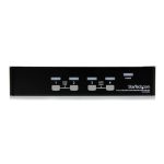Conmutador StarTech.com Switch KVM con 4 puertos de vídeo VGA y USB 2.0, ideal para montaje en rack de 1U - SKU: SV431DUSBU
