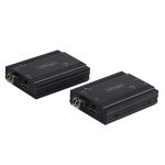 Imagen del extensor KVM HDMI de StarTech.com para 4K con fibra, longitud de hasta 300m, incluye módulos SFP+ MMF de 10Gb, SKU SV565FXHD4KU