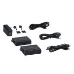 Imagen del extensor KVM HDMI de StarTech.com para 4K con fibra, longitud de hasta 300m, incluye módulos SFP+ MMF de 10Gb, SKU SV565FXHD4KU